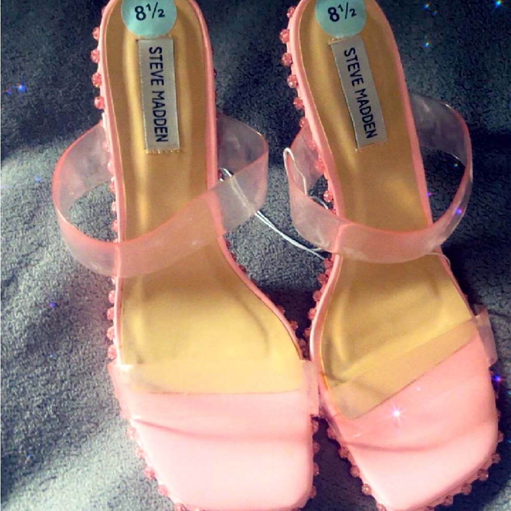Steve Madden bling heels